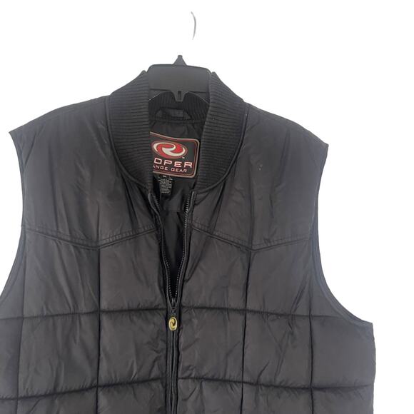 Roper Range Gear Men's Big & Tall Size 2XL Black Puffer Outdoor Vest - Picture 2 of 8